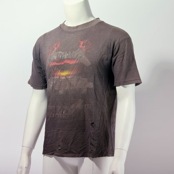 Metallica Master of Puppets Original Vintage Shredded T-Shirt Metal Tee Size L - Picture 5 of 9